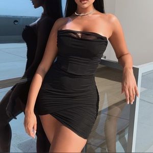 Black Corset Mini Dress